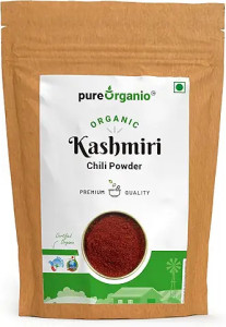 Pure Organio Organic Kashmiri Chilli Powder - Premium
